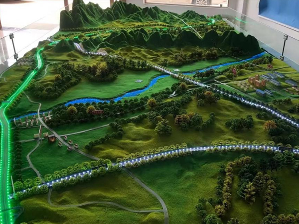湛江地形沙盘模型制作方法及步骤