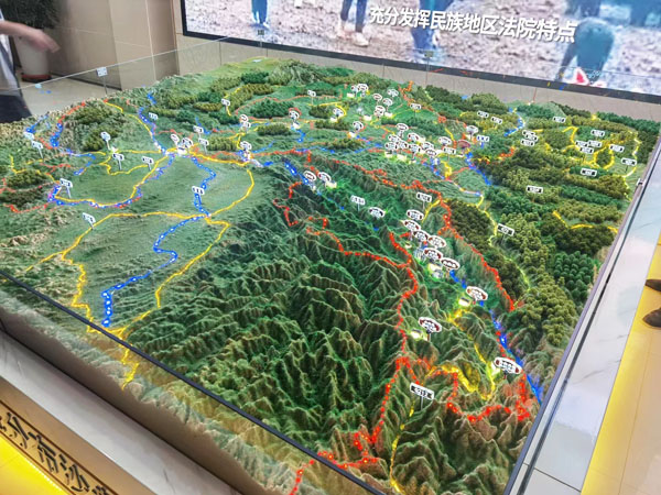 湛江沙盘模型厂家定制模型，仿真地形沙盘