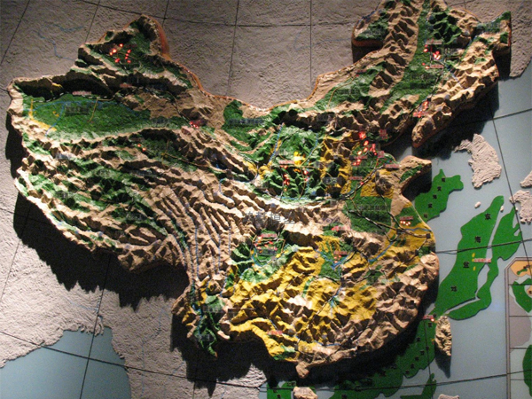 湛江中国地形沙盘制作